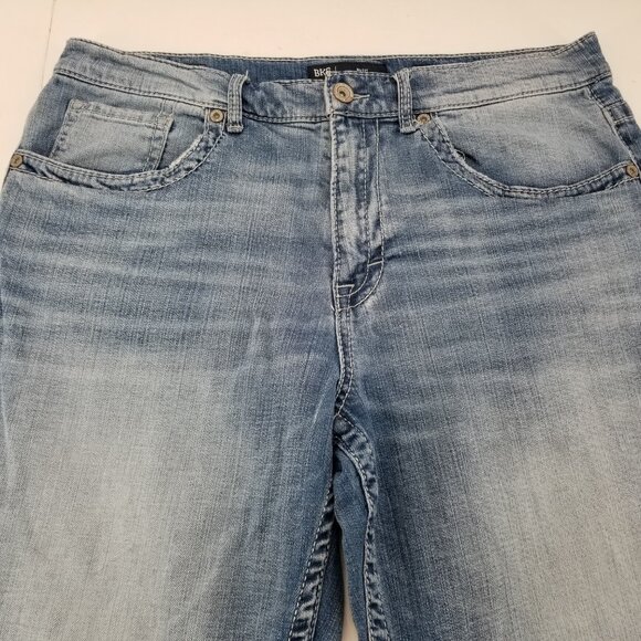 BKE Seth Straight Leg Jeans Men’s Regular Light Wash 36 X 32 - Picture 2 of 11